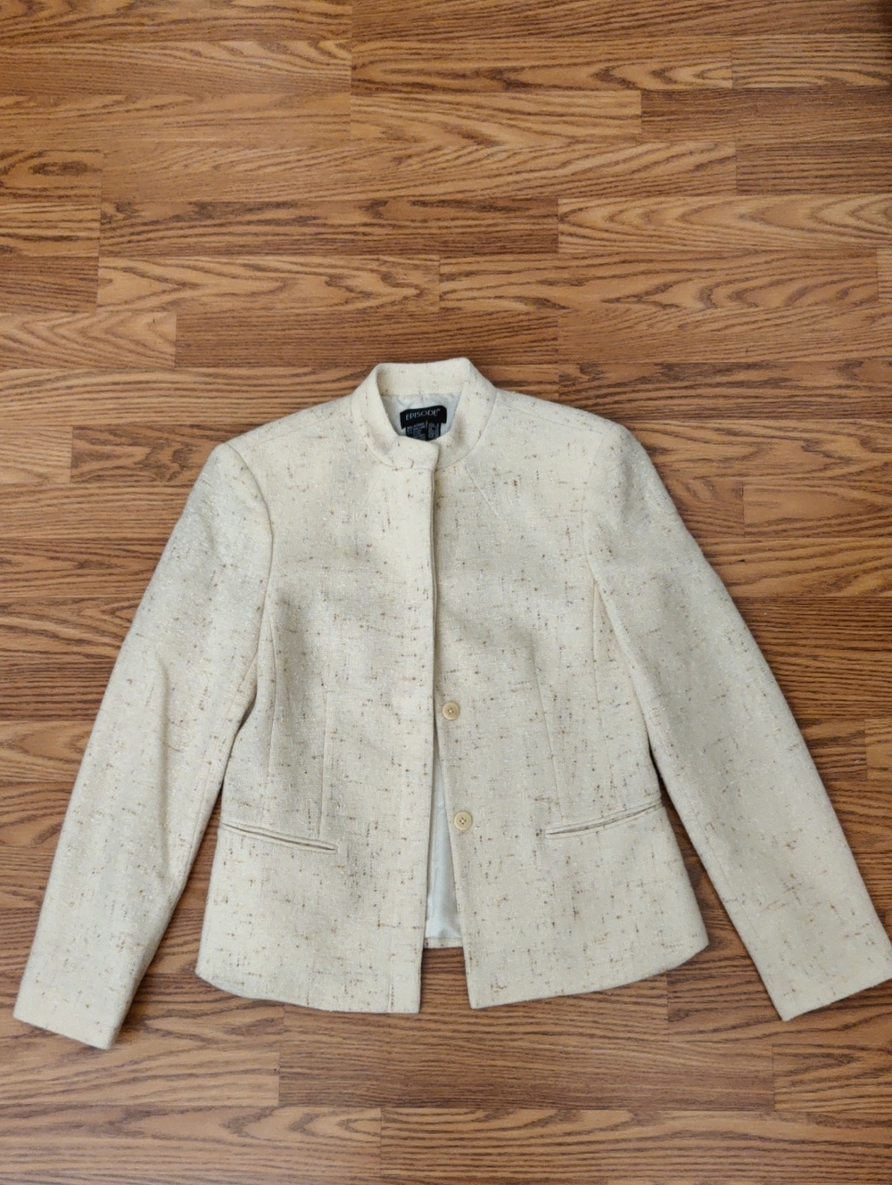 Episode Cream Tweed Blazer